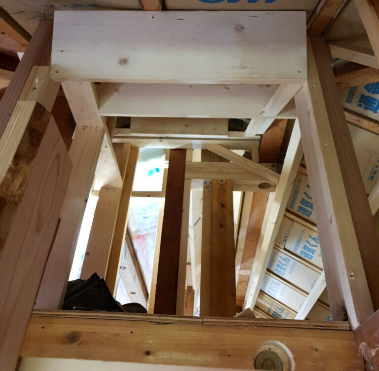 一戸建て２階をロフト付きに大規模内装リフォーム②